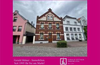 Haus kaufen in 46509 Xanten, Xanten: Historisches Reihenendhaus innerhalb der Stadtmauern mit Werkstattgebäude