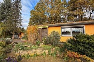Haus kaufen in 01689 Weinböhla, Rarität: Freizeitgrundstück mit modernem Bungalow & Waldfläche in Weinböhla! Provisionsfrei!