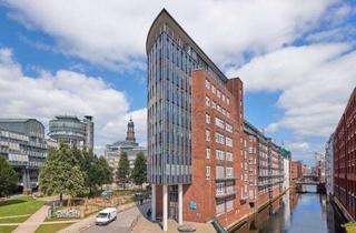 Gewerbeimmobilie mieten in 20459 Hamburg, Provisionsfreie Bürofläche mit Wasserblick auf Fleet und Hafen