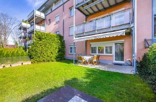 Wohnung kaufen in 86156 Kriegshaber, Helle, ruhige 3-Zimmer-Gartenwohnung mit Tiefgaragenstellplatz – ideal für Familien zur Eigennutzung