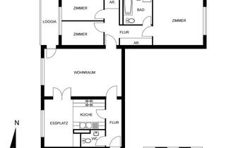 Wohnung mieten in 13435 Wittenau, Helle 4-Zimmer Wohnung mit Balkon in Berlin-Wittenau