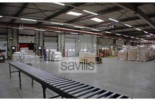 Gewerbeimmobilie mieten in 59439 Holzwickede, Lagerhalle mit Regalen | teilbar | Anmietung über Savills