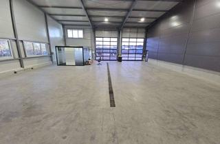 Büro zu mieten in Münchener Straße, 86529 Schrobenhausen, NEUBAU Halle 300 m² – Büro-Glascube, Starkstrom, 2 Sektionaltore, Außenfläche möglich