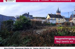 Grundstück zu kaufen in 65345 Eltville, Baugrundstück mit Baugenehmigung in schöner Wohnlage