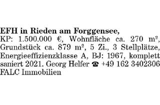 Haus kaufen in 87669 Rieden, EFH in Rieden