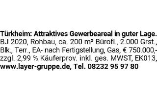 Gewerbeimmobilie kaufen in 86842 Türkheim, Türkheim: Attraktives Gewerbeareal in guter Lage.