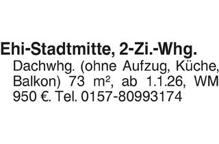 Wohnung mieten in 89584 Ehingen, Ehingen-Stadtmitte 2-Zi.-Whg.