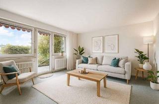 Wohnung kaufen in 61352 Bad Homburg, Bad Homburg vor der Höhe - Helle 2-Zimmer-Wohnung mit sonniger Terrasse und Tiefgaragenstellplatz