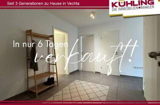 Wohnung kaufen in 49377 Vechta, Vechta - In Kürze Bezugsfrei! Kernsanierte 3-Zimmer-Wohnung vis-à-vis zur Uni! Provisionsfrei!