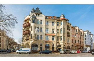 Wohnung kaufen in 04103 Leipzig, Leipzig - Frisch renoviert & bezugsfrei: 3,5-Zimmer-Wohnung mit Loggia & Aufzug im Jugendstilhaus