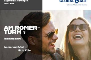 Wohnung kaufen in Am Römerturm 7, 50667 Köln, Köln - Rarität in einzigartiger Lage! Großzügige Wohnung mit traumhaft großer Terrasse am Römerturm!