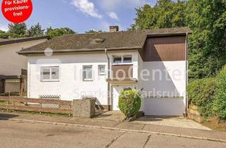 Haus kaufen in 76275 Ettlingen, Ettlingen / Schöllbronn - Viel Platz für die ganze Familie! Modernisiertes 1-2 Familienhaus in toller Waldrandlage