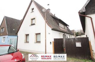 Einfamilienhaus kaufen in Leopoldstr. 34, 68766 Hockenheim, Hockenheim - Renovierungbedürftiges EFH, 169 m² Wohnfläche + 429 m² Grundstück + Garten, Terrasse & Stellplatz