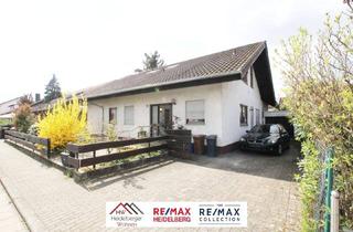 Einfamilienhaus kaufen in Wendelinusstr. 18, 69207 Sandhausen, Sandhausen - Schönes EFH,198m² Wohnfläche & 572m² Grundstück, mit großem Garten, Garage, Balkon in ruhiger Lage von Sandhausen