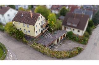 Haus kaufen in 71336 Waiblingen, Waiblingen / Bittenfeld - Großzügiges Zweifamilienhaus mit Garten, Garagen und viel Gestaltungspotenzial