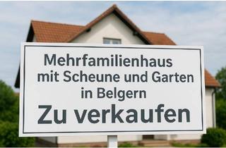 Mehrfamilienhaus kaufen in 04874 Belgern, Belgern-Schildau - Mehrfamilienhaus, Toreinfahrt, Scheune, Halle, Garagen, Garten