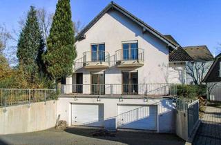 Haus kaufen in 42859 Remscheid, Remscheid - Aufgeteiltes Wohn- und Bürohaus in Sackgassenlage mit Tiefgarage und großem Naturgarten