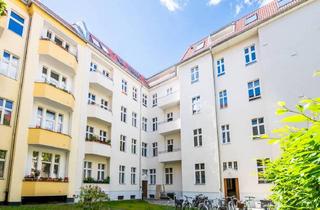 Wohnung kaufen in Markelstraße 43, 12163 Berlin, Berlin - Steglitzer Bestlage: Sanierte 3-Zimmer-Gründerzeit-Wohnung mit Aufzug - Balkon - hochwertiges Bad