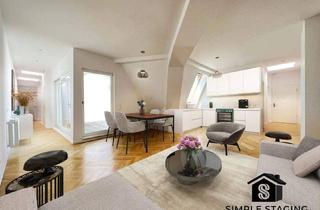 Penthouse kaufen in Niederbarnimstraße, 10247 Berlin, Berlin - TOLLE, GROSSZÜGIGE, SEHR SONNIGE 2 ZIM. DG + 2 TERRASSEN, SEP. G-WC & LIFT, KIEZLAGE BOXHAGENER PL.