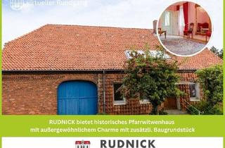 Haus kaufen in 31863 Coppenbrügge, Coppenbrügge - RUDNICK bietet historisches Pfarrwitwenhaus mit außergewöhnlichem Charme mit zusätzli. Baugrundstück