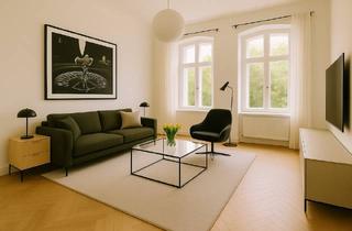 Wohnung kaufen in Arnimplatz, 10439 Berlin, Berlin - Prenzlauer Berg: Vollsanierte Denkmal-Altbauwohnung (113 m², 4 Zimmer, 2 Balkone) in der Belle Étage - hochwertiger Arnimplatz-Kiez