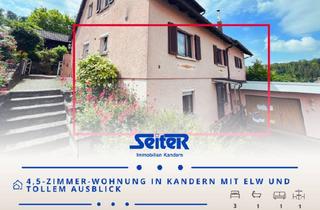 Wohnung kaufen in 79400 Kandern, Kandern - RESERVIERT! 4,5-Zimmer-Wohnung in Kandern mit ELW und tollem Ausblick