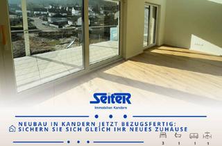Wohnung kaufen in 79400 Kandern, Kandern - Ihr neues Zuhause wartet auf Sie: Schicke 4,5-Zimmer-Neubauwohnung in Kandern