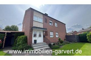 Haus kaufen in 46325 Borken, Borken - Zweifamilienhaus mit Doppel-Carport, Garage und Garten in Borken-Burlo - Erbbaurechtsgrundstück