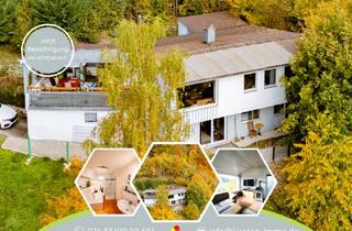 Haus kaufen in 72469 Meßstetten, Meßstetten - Architektenhaus in Massivbauweise in traumhafter Waldrandlage mit Terrasse und Fernblick, Garage!