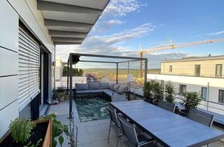 Penthouse mieten in Wolfsbergallee 48, 75177 Nordstadt, Exklusives 4-Zimmer-Penthouse in Pforzheims Bestlage mit großer Dachterrasse