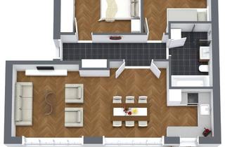 Penthouse mieten in 80335 Maxvorstadt, 3-Zi Penthouse | Dachterrasse | Aufzug | 2x Keller | TG