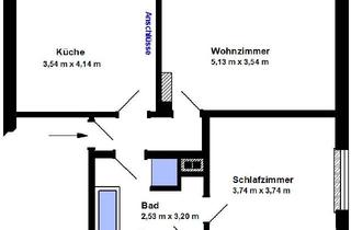 Wohnung mieten in 63879 Weibersbrunn, 2-Zimmer Wohnung, geeignet für Single oder Paar, keine Haustiere, Nichtraucher
