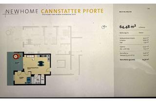 Wohnung mieten in Lehmfeldstraße 1 D, 70374 Bad Cannstatt, Moderne 2 1/2-Zimmer Wohnung mit Terrasse und Grünfläche in Stuttgart-Sommerrain/ Muckensturm