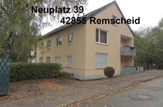 Wohnung mieten in Neuplatz 39, 42855 Remscheid, **REMSCHEID**KOMPLETT RENOVIERTE 3-ZIMMER-WOHNUNG IM 1.OG. EINES MFH. IN IDYLLISCHER WOHNLAGE