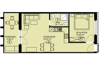 Wohnung mieten in Hamppstraße 22, 84072 Au, Neuwertige 2-Zimmer-Wohnung mit Balkon in Au in der Hallertau