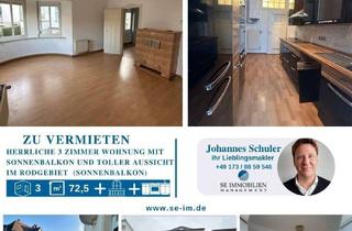 Wohnung mieten in 75173 Südweststadt, Herrliche 3 Zimmer Wohnung mit toller Aussicht im Rodgebiet