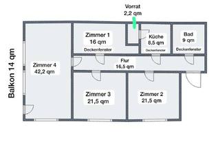 Wohnung mieten in 56412 Ruppach-Goldhausen, Schöne 4,5-Zimmer-Wohnung mit Balkon und Kamin