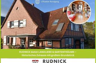 Haus kaufen in 31515 Wunstorf, RUDNICK bietet LANDLIEBE & GARTENTRÄUME – historisches Zuhause mit großem Grundstück