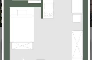 Wohnung mieten in Pasewalker Straße 96, 13127 Französisch Buchholz, (New Bau) 1 Zimmer Wohnung Mobiliert mit Küche, Strom und Heizung inklusive