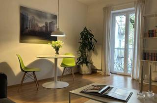 Wohnung mieten in Pfarrstraße, 80538 München, Stylisch möblierte 2-Zimmer Wohnung mit Balkon im beliebten Stadtteil Lehel