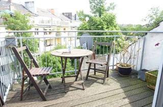 Wohnung mieten in Krahestraße, 40233 Flingern Süd, Zentrumsnahes Maisonette-Wohnstudio: Dachterrasse, Klimaanlage,& mehr in Düsseldorf