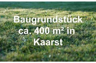 Grundstück zu kaufen in 41564 Kaarst, + Kaarst + Baugrundstück ca. 400 m² + ruhige Lage + Garagen zum Abriss +