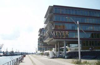 Büro zu mieten in 22763 Ottensen, weiter Blick vom Balkon Hafen Elbe, repr. Büros provisionsfrei