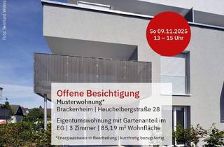Wohnung kaufen in Heuchelbergstraße 0, 74336 Brackenheim, Brackenheim - 3-Zimmer-Wohnung in Brackenheim »Theodor-Heuss-Siedlung Haus 1« - Gartenanteil