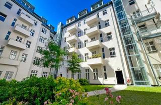 Wohnung kaufen in Joachim-Friedrich-Straße 39-40, 10711 Berlin, Berlin - Unser kleines Erdgeschoss-Juwel: Wertig sanierte 2-Zimmer-Wohnung mit Stuck, Wohnküche, Terrasse