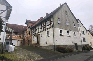 Haus kaufen in 34311 Naumburg, Naumburg - Haus mit Scheune Werkstatt Garten Atelier wegen Trauerfall