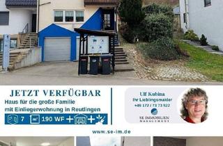 Haus kaufen in 72766 Reutlingen, Reutlingen - 1-Fam Haus mit Einliegerwohnung * Naturnah wohnen mit Platz für die ganze Familie + Pflegekraft