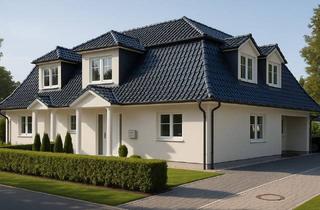 Doppelhaushälfte kaufen in 14532 Kleinmachnow, Kleinmachnow - Projekt in Kleinmachnow - Elegante Doppelhaushälfte auf Grundstück mit Waldblick