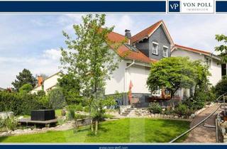 Haus kaufen in 61267 Neu-Anspach, Neu-Anspach - Fernblick, Privatsphäre, Gartendiyll in zentraler Lage: EFH mit Gästehaus & ELW, Doppelgarage, Stpl