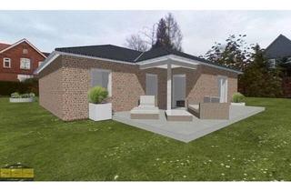 Haus kaufen in Bogenstraße 5, 27619 Schiffdorf, Schiffdorf - Neubau: Winkelbungalow (Massivhaus als Klinkerbau) in Schiffdorf-Geestenseth inkl. 9,79 kWp PV